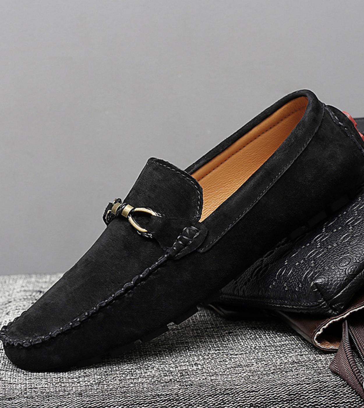 Scarpe casual in pelle da uomo Mocassini Uomo Uomo Scarpe Mocassini Mocassini Inverno