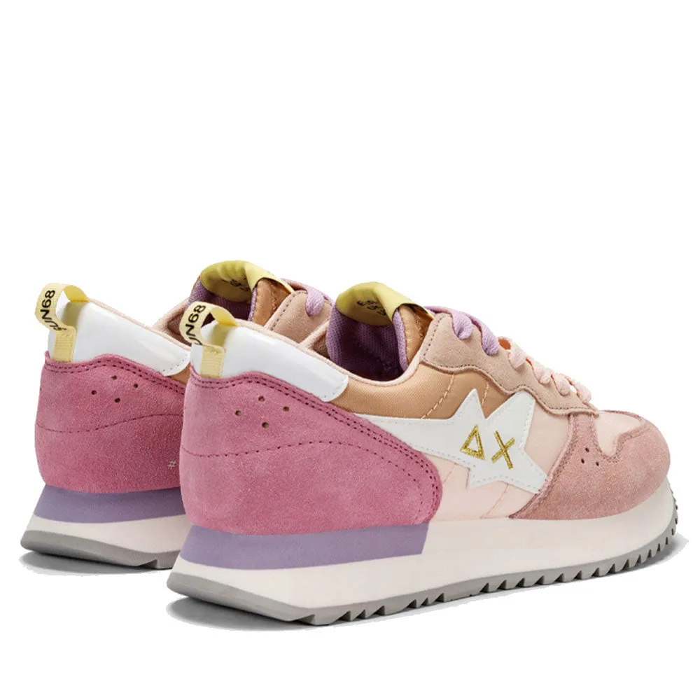 Scarpe Donna Sun68 Sneakers Stargirl Multicolor Colore Porcellana