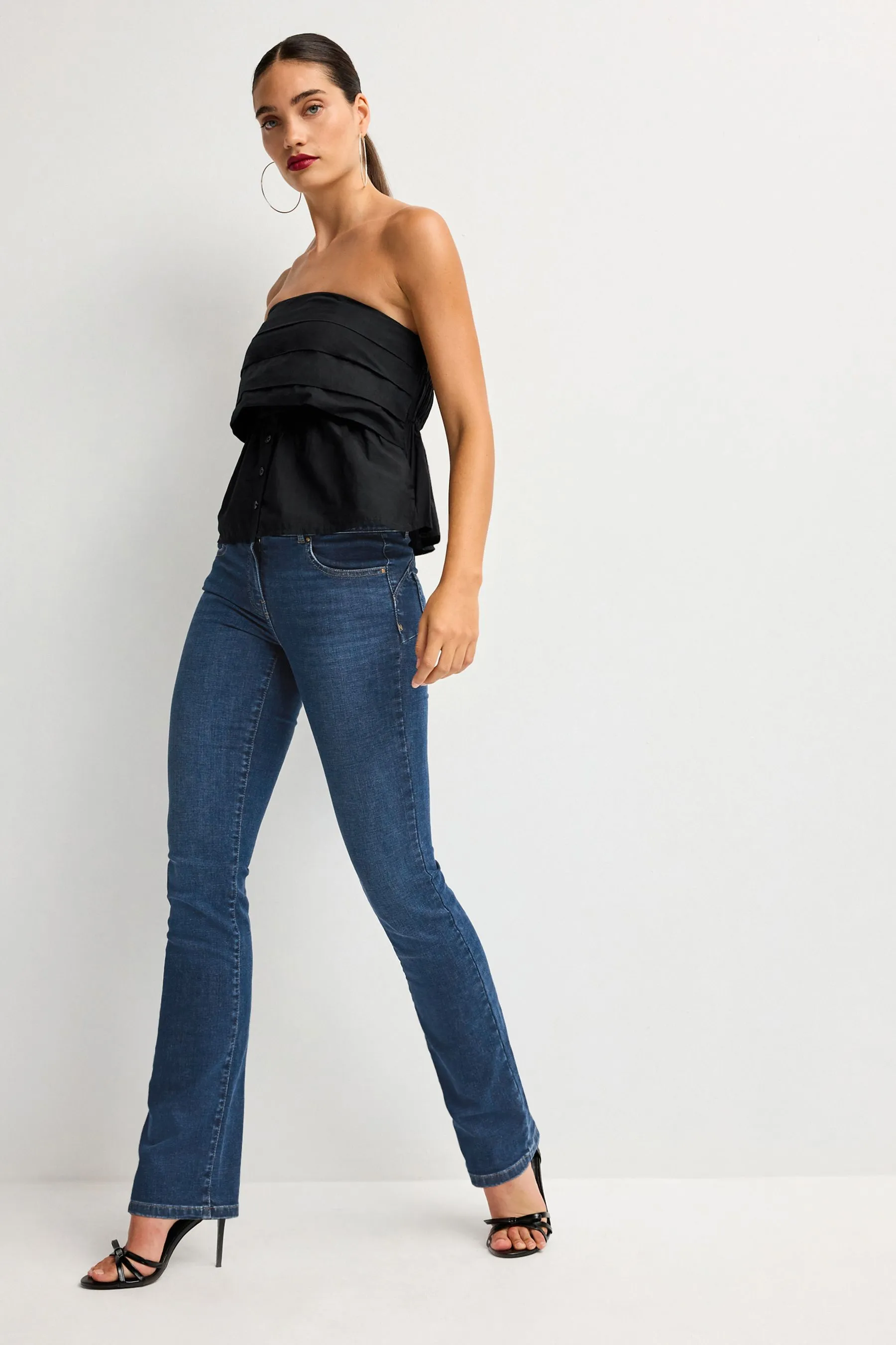 Slim Lift And Shape Bootcut Jeans    