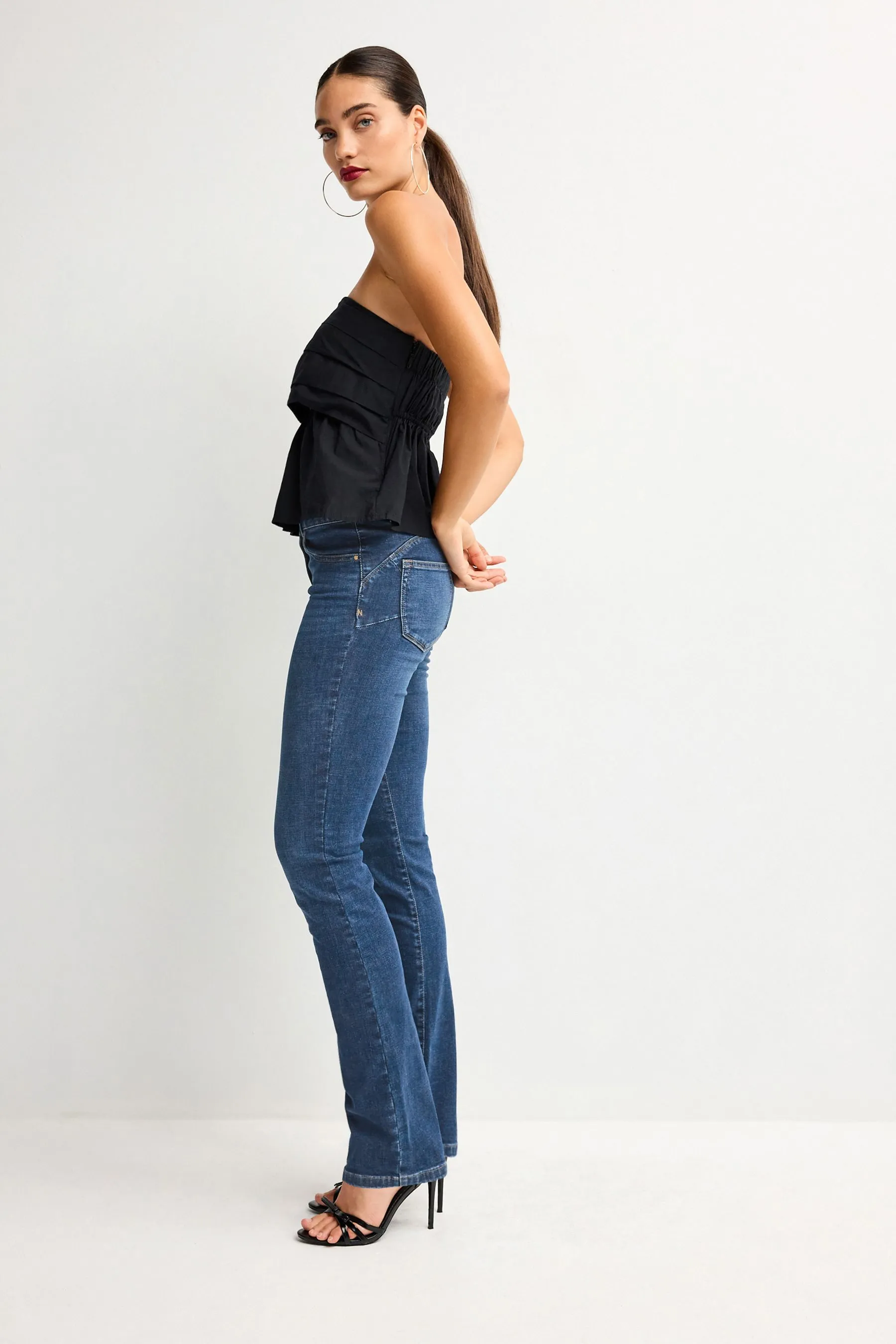 Slim Lift And Shape Bootcut Jeans    