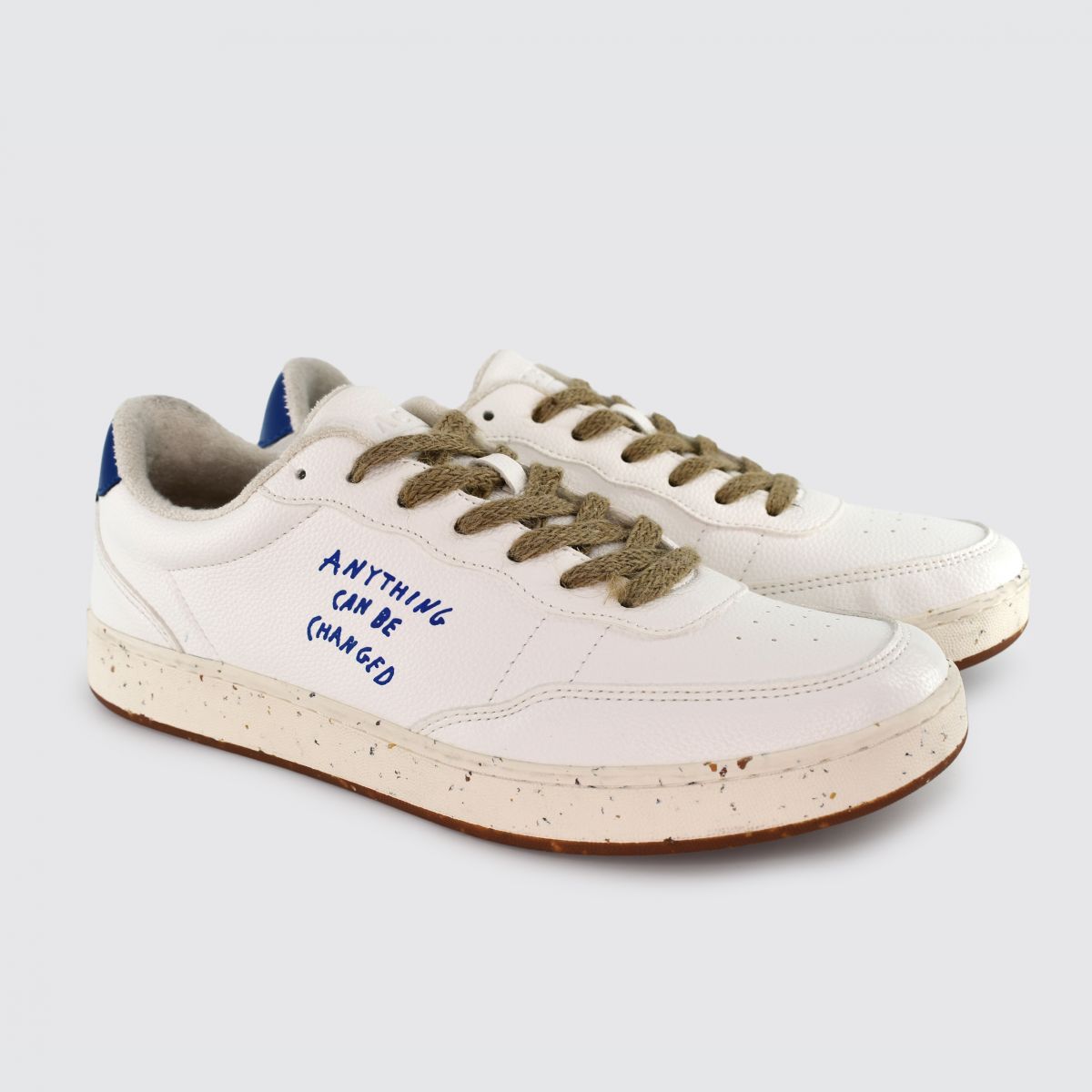 SNEAKERS  ACBC SHACBEVE - EVERGREEN 215 WHITE/BLU APPLE