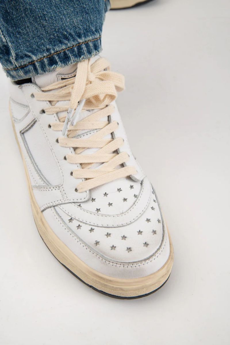SNEAKERS Donna HTC LOS ANGELES STARLIGHT LOW SHIELD W-W 23SHTSC018 WHITE