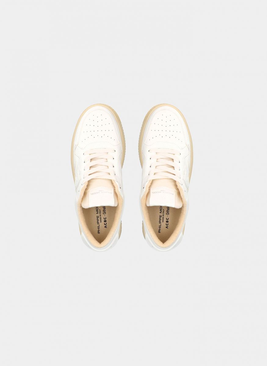 SNEAKERS Donna PHILIPPE MODEL PARIS LYLD CL04 - LYON RECYCLE BLANC