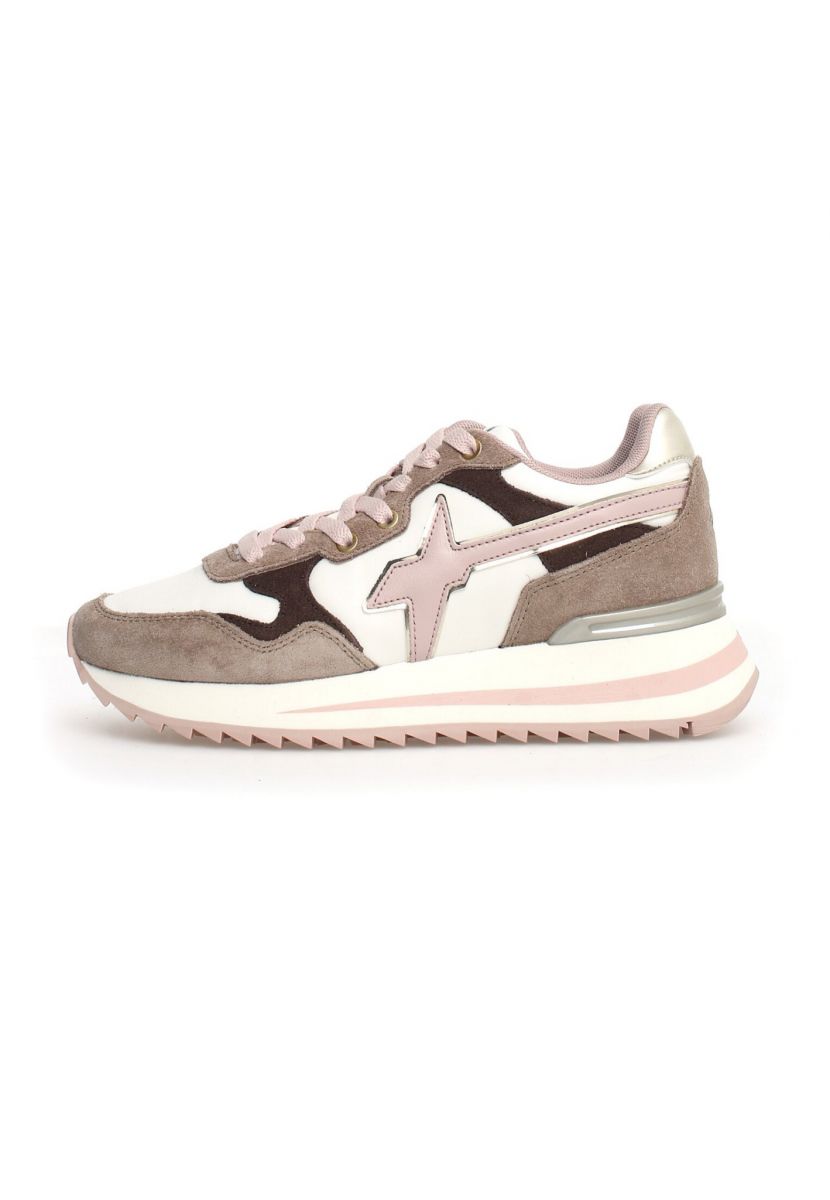 SNEAKERS Donna W6YZ YAK-W. 2016528 23 3D21 TAUPE/BONE/CIPRIA