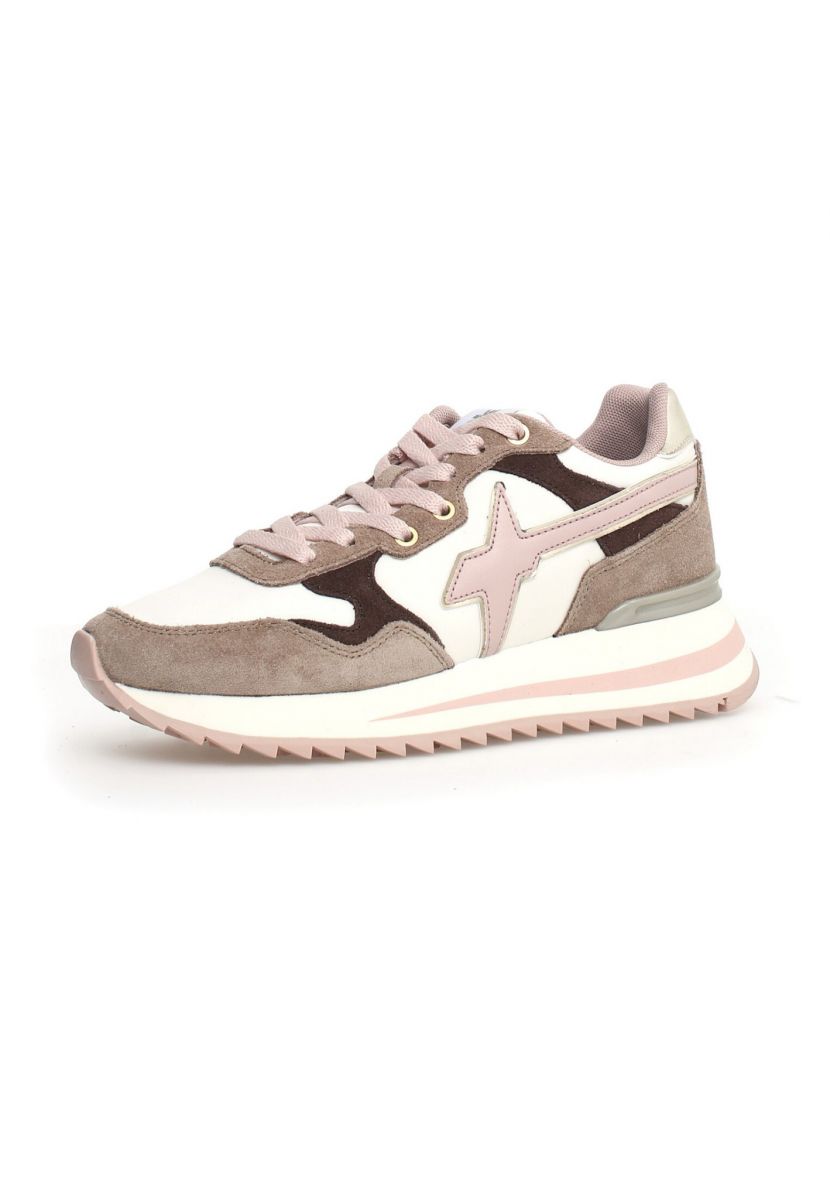 SNEAKERS Donna W6YZ YAK-W. 2016528 23 3D21 TAUPE/BONE/CIPRIA