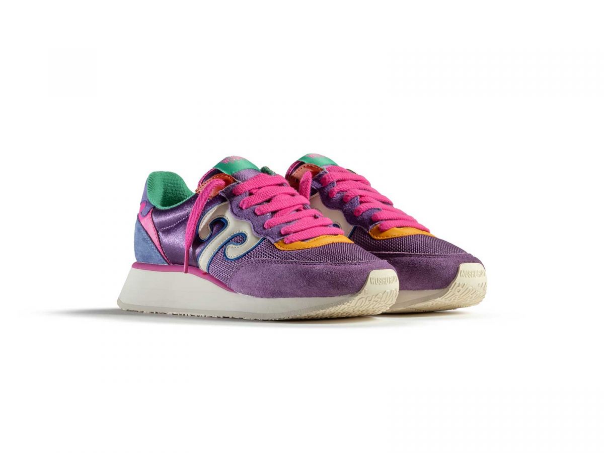 SNEAKERS Donna WUSHU MASTER SPORT MS310 PURPLE/FUCSIA/URANFE/GREEN