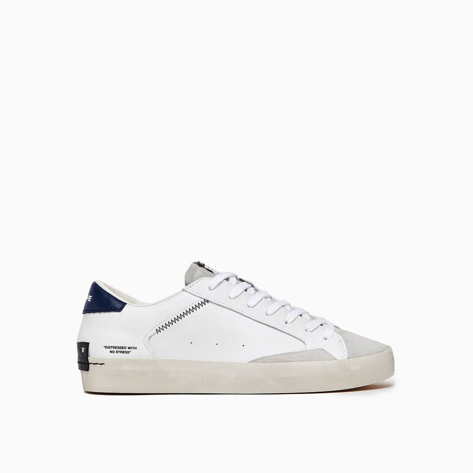 SNEAKERS Uomo CRIME LONDON DISTRESSED 17004 PP6 WHITE/SKY