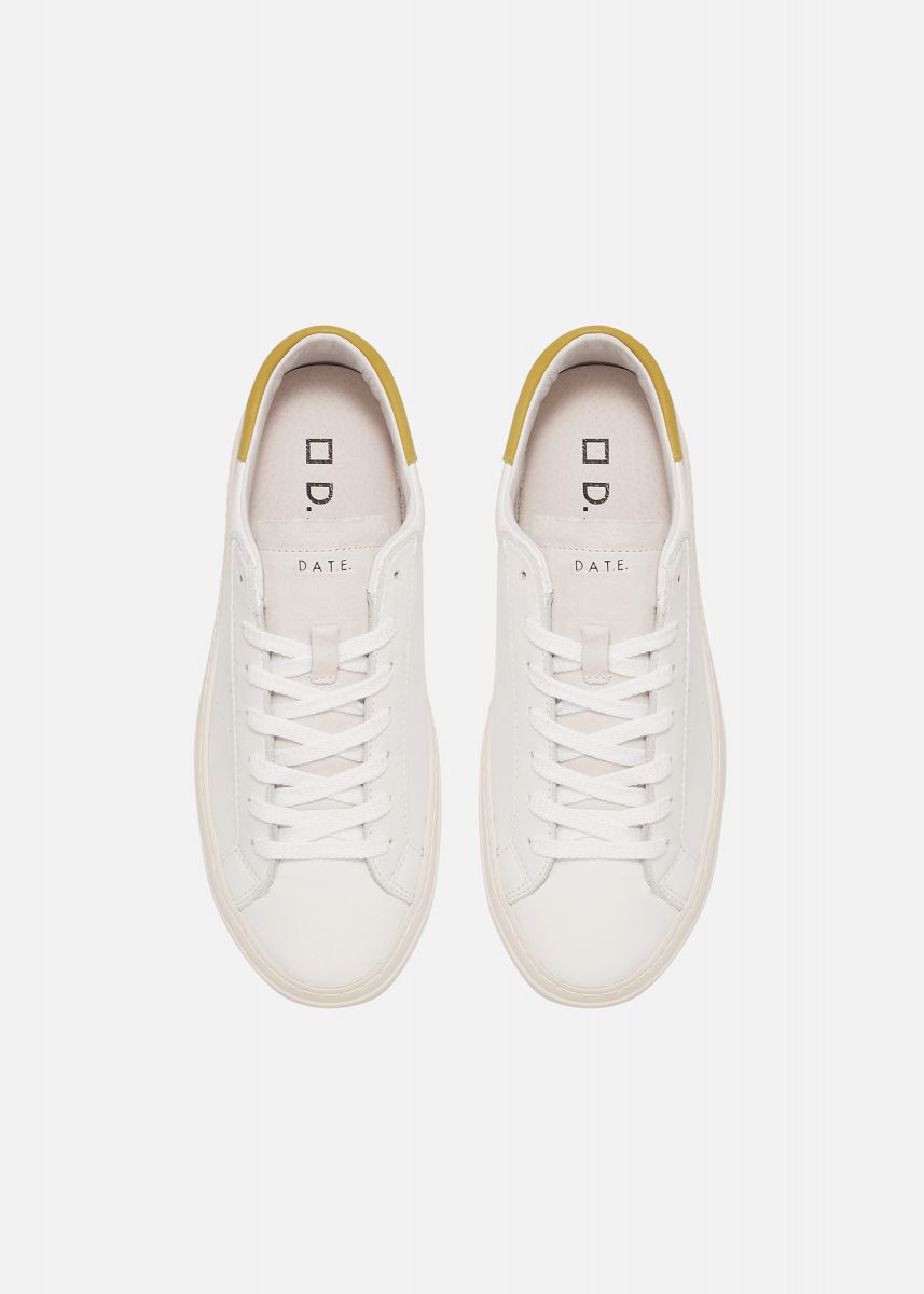 SNEAKERS Uomo DATE M381-SO-CA-HY SONICA CALF WHITE/YELLOW