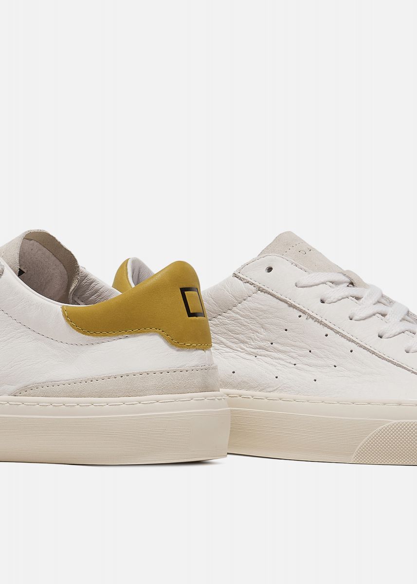 SNEAKERS Uomo DATE M381-SO-CA-HY SONICA CALF WHITE/YELLOW