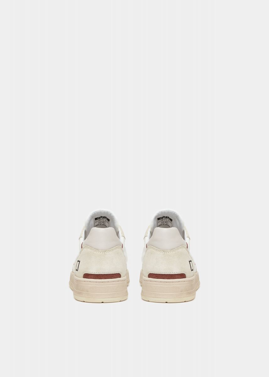 SNEAKERS Uomo DATE M401-C2-NY-WI - COURT 2.0 WHITE RED