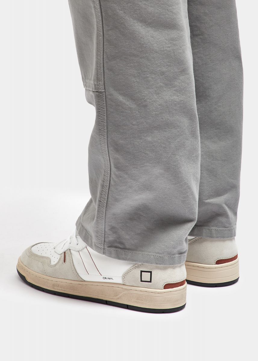 SNEAKERS Uomo DATE M401-C2-NY-WI - COURT 2.0 WHITE RED
