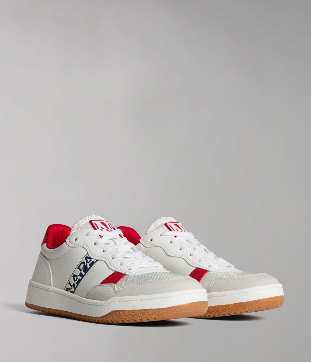SNEAKERS Uomo NAPAPIJRI Footwear NP0A4HL3 COURTIS01 NM03 WHITE/RED