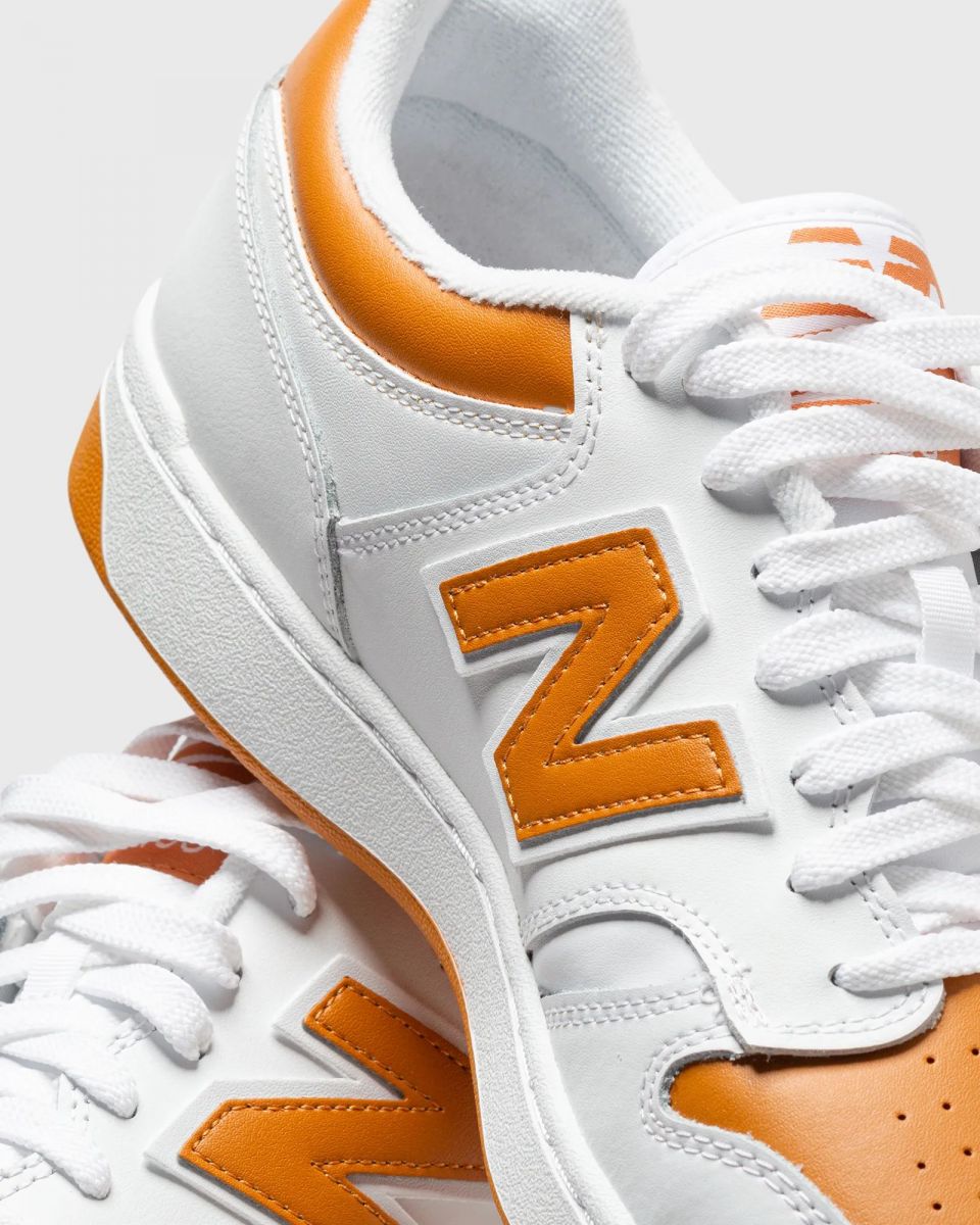 SNEAKERS Uomo NEW BALANCE BB480 LMO WHITE/ORANGE