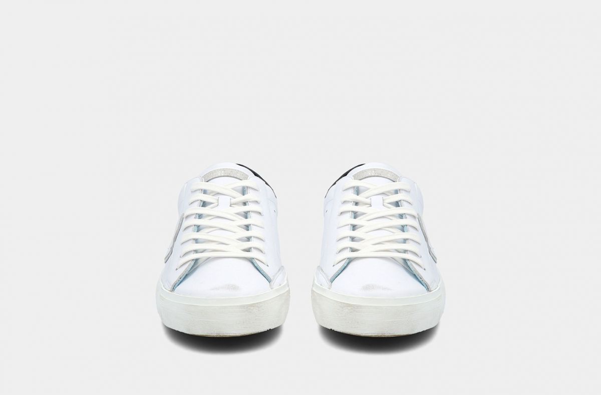 SNEAKERS Uomo PHILIPPE MODEL PARIS PRLU V022 PARIS X VEAU BLANC - NOIR