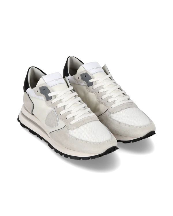 SNEAKERS Uomo PHILIPPE MODEL PARIS TKLU W007 - TROPEZ HAUTE MONDIAL BLANC