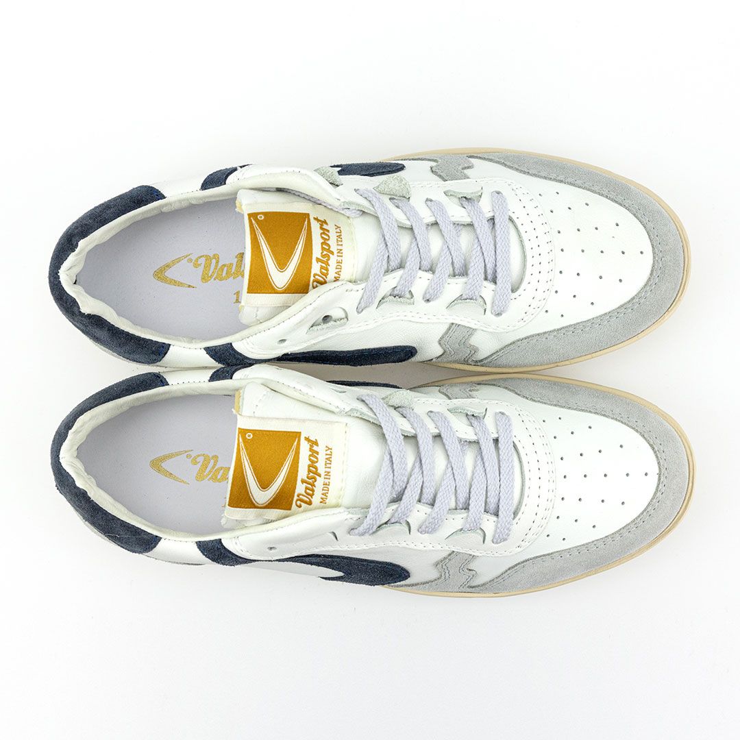 SNEAKERS Uomo VALSPORT 1920 SUPER SUEDE - VS1952M WHITE/BLUE/GREY