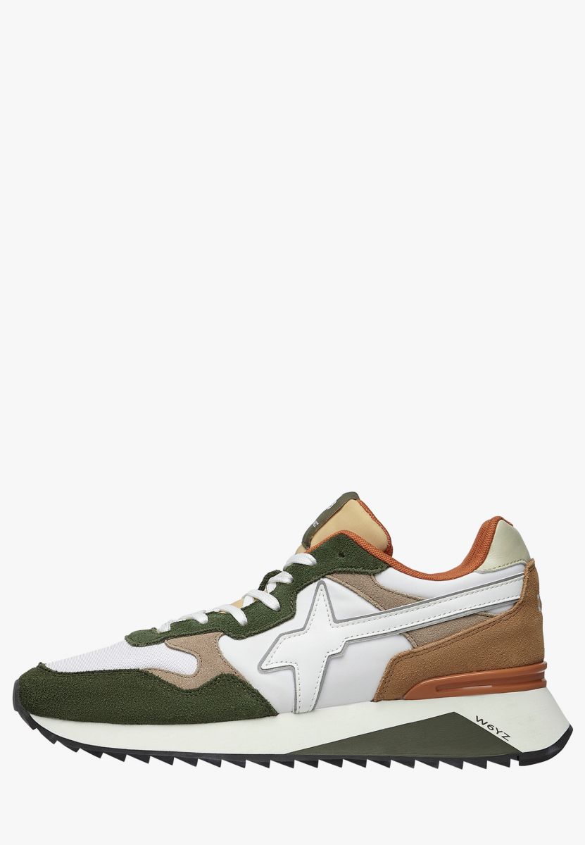 SNEAKERS Uomo W6YZ YAK-M. 2015185-26 2F26 MILITARE/WHT/BROWN