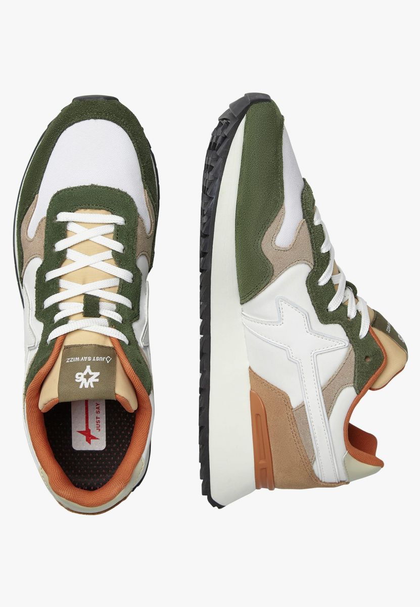 SNEAKERS Uomo W6YZ YAK-M. 2015185-26 2F26 MILITARE/WHT/BROWN