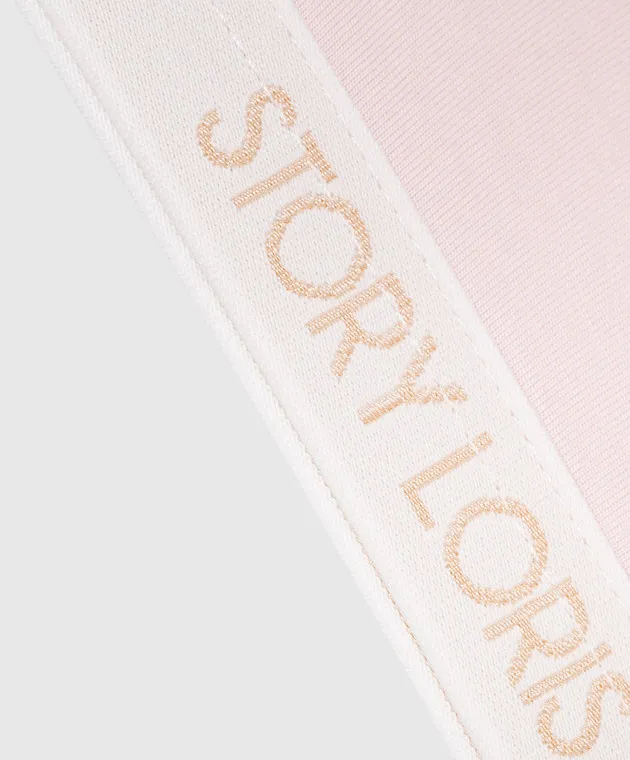 Story Loris Top rosa baby con logo 25379816