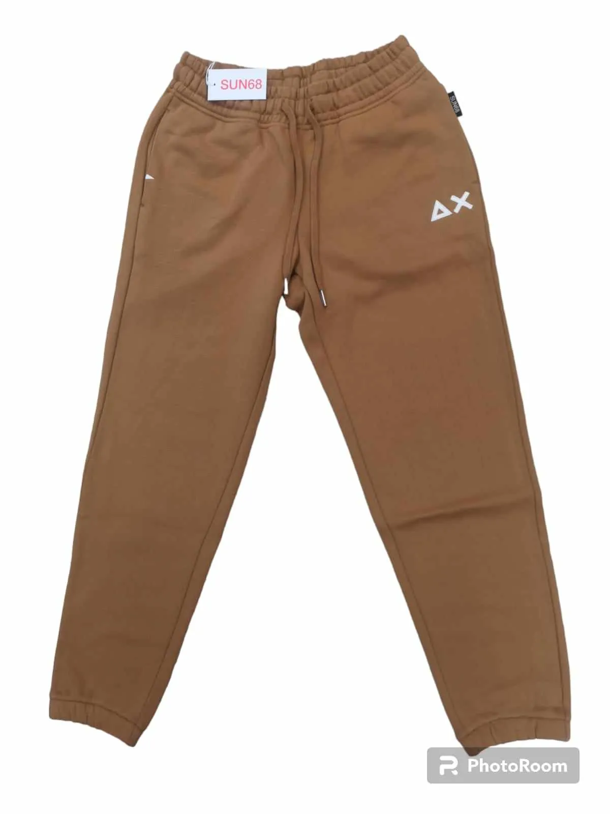 SUN68 Pantalone carot felpa CARROT PANT COTTON FL F43225
