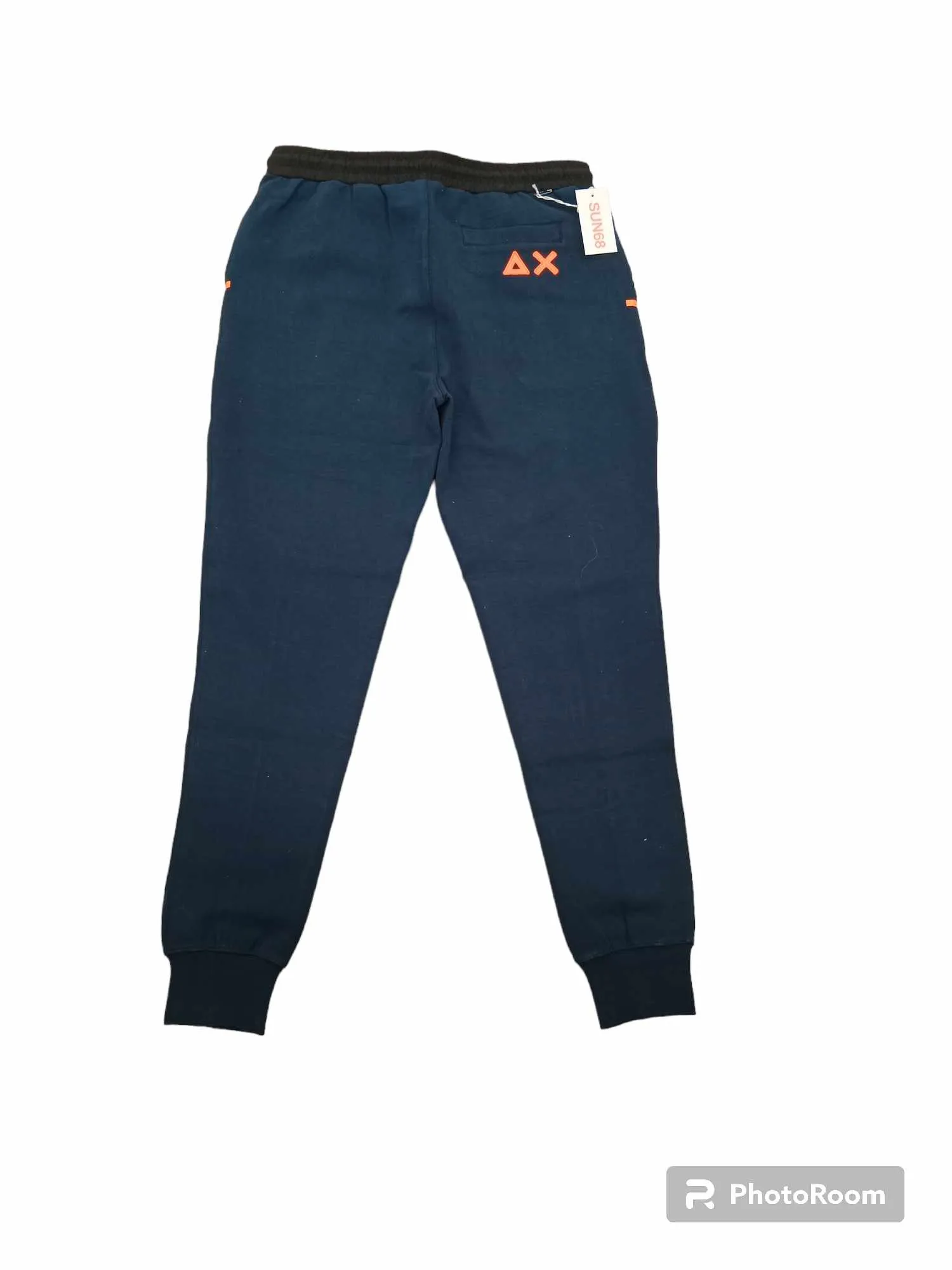 SUN68 Pantalone felpa uomo LONG PANT NYLON DETAIL COTTON FL F43149
