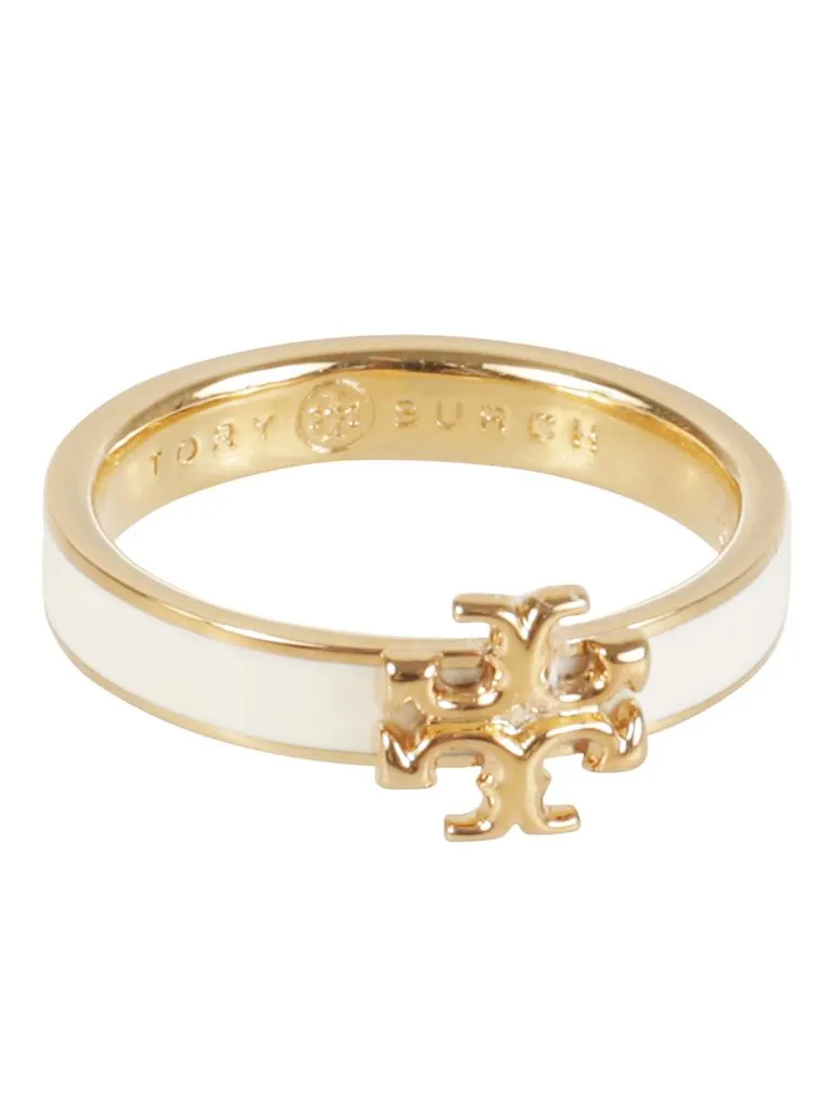 TORY BURCHKira Enamel Ring Tory Gold / New Ivory
