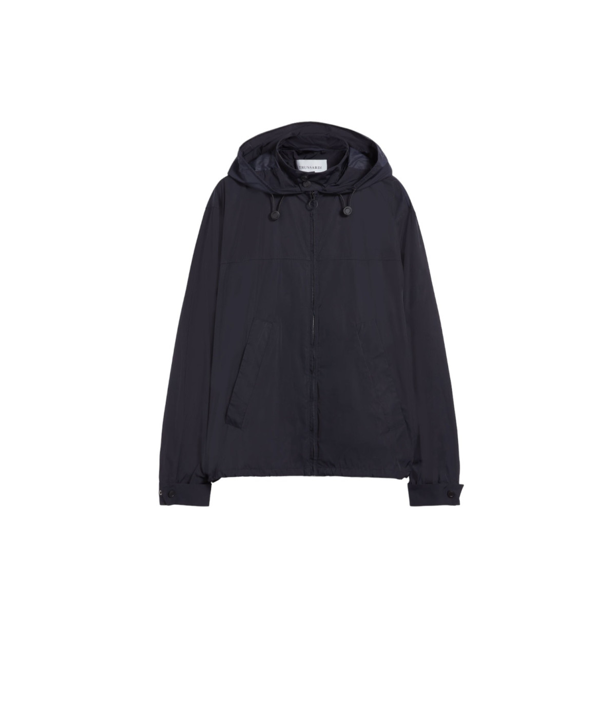 Trussardi Uomo Giacca Leggera Con Cappuccio Soft Nylon