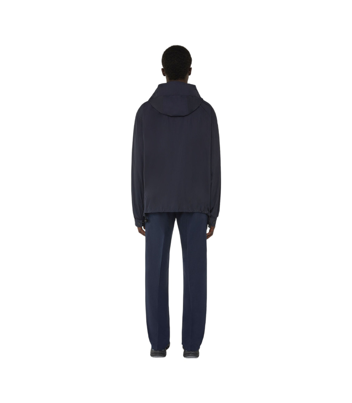 Trussardi Uomo Giacca Leggera Con Cappuccio Soft Nylon