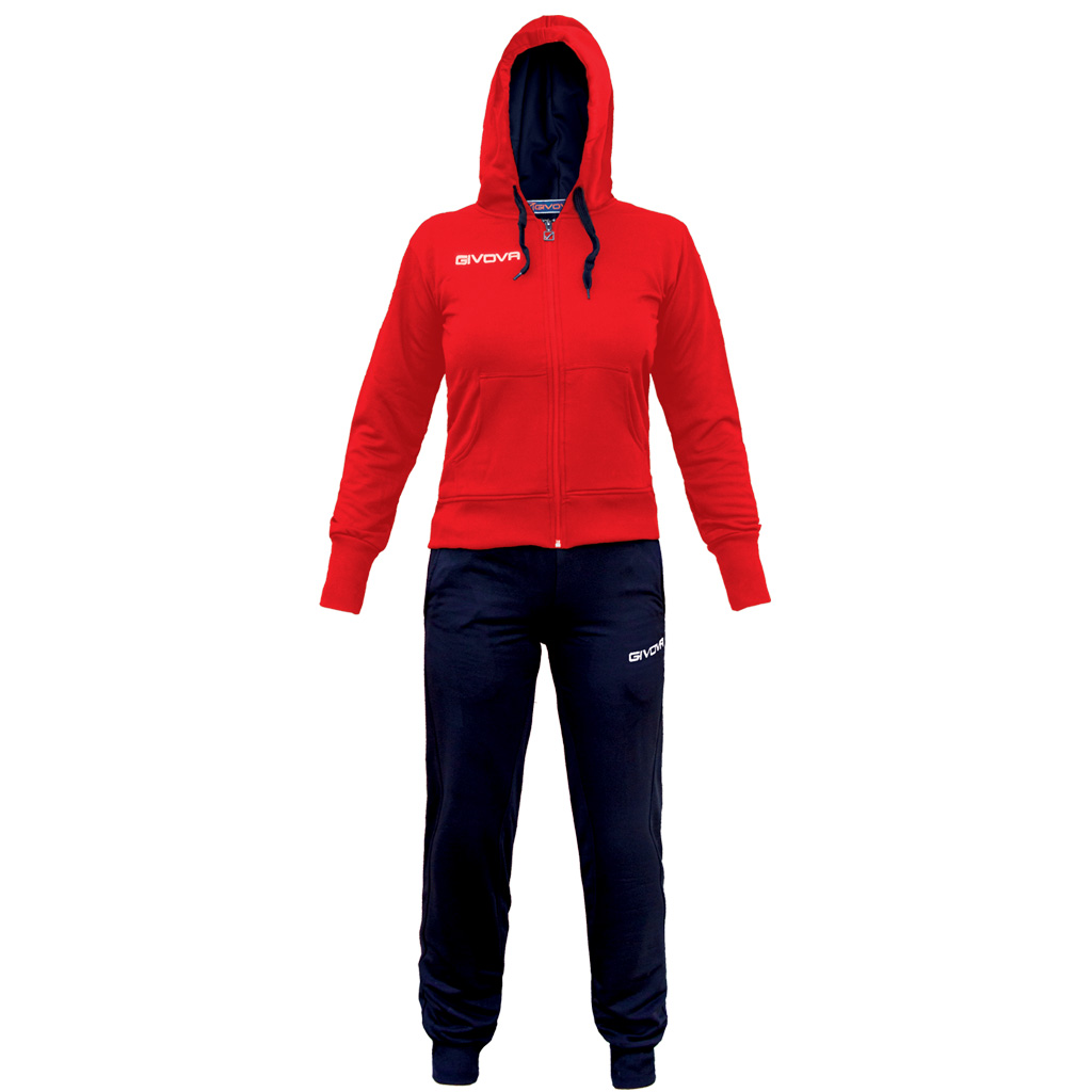 Tuta Givova LADY (Donna&Bambina) Cotone polarfleece con cappuccio