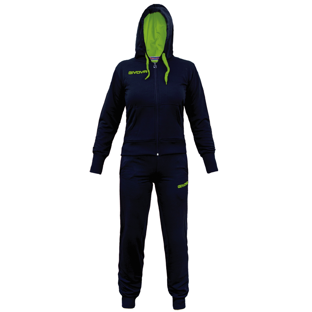 Tuta Givova LADY (Donna&Bambina) Cotone polarfleece con cappuccio