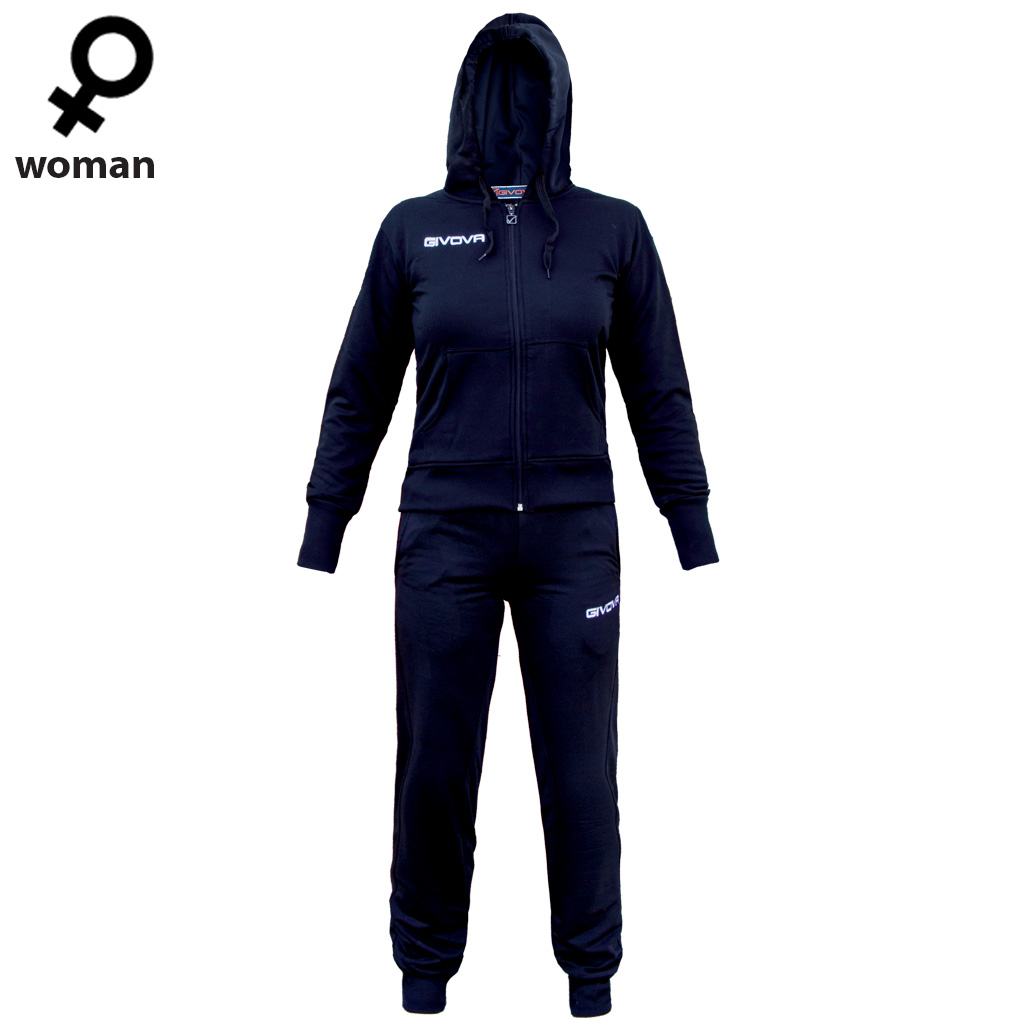 Tuta Givova LADY (Donna&Bambina) Cotone polarfleece con cappuccio
