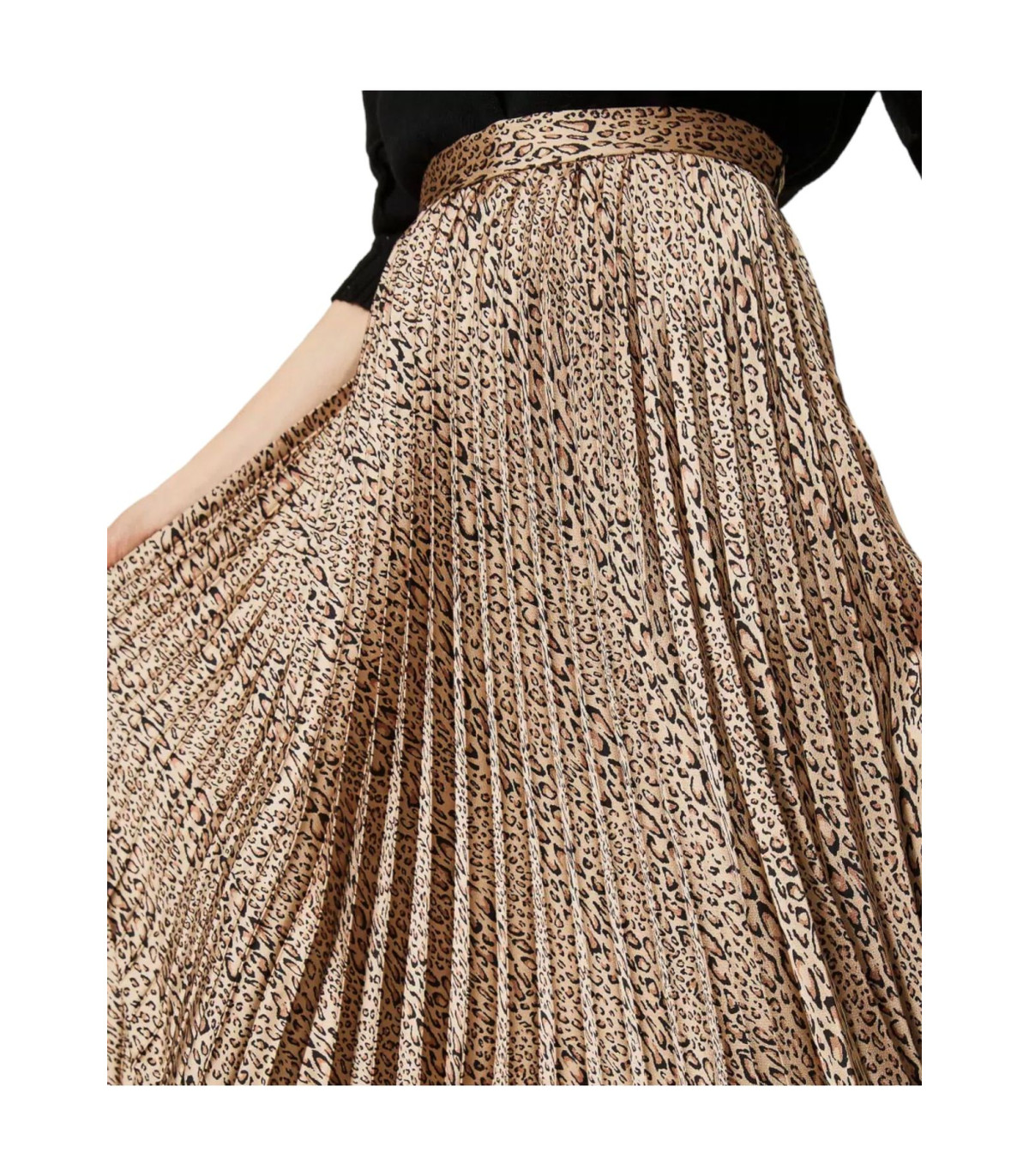 Twinset Donna Gonna Lunga Plisse' Stampata