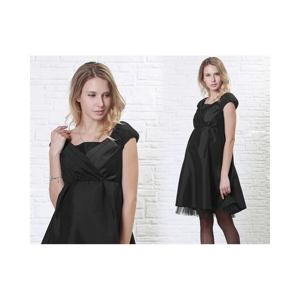 Vestito Cerimonia Premaman Allattamento in Chambray