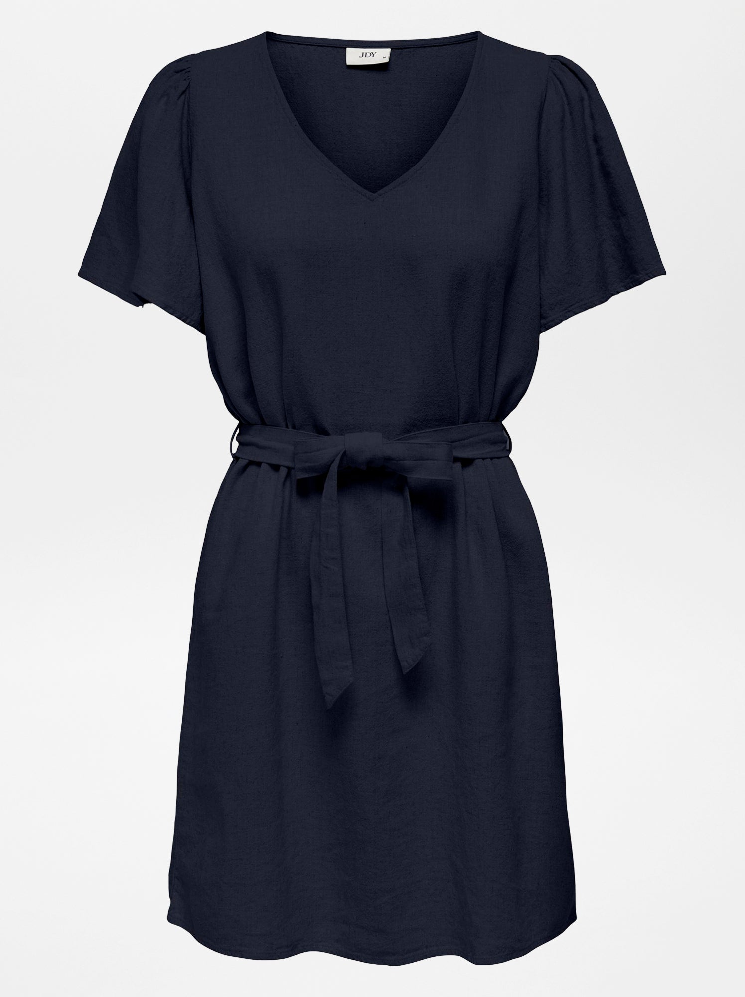 Vestito con cintura in lino 'JDY' - BLU