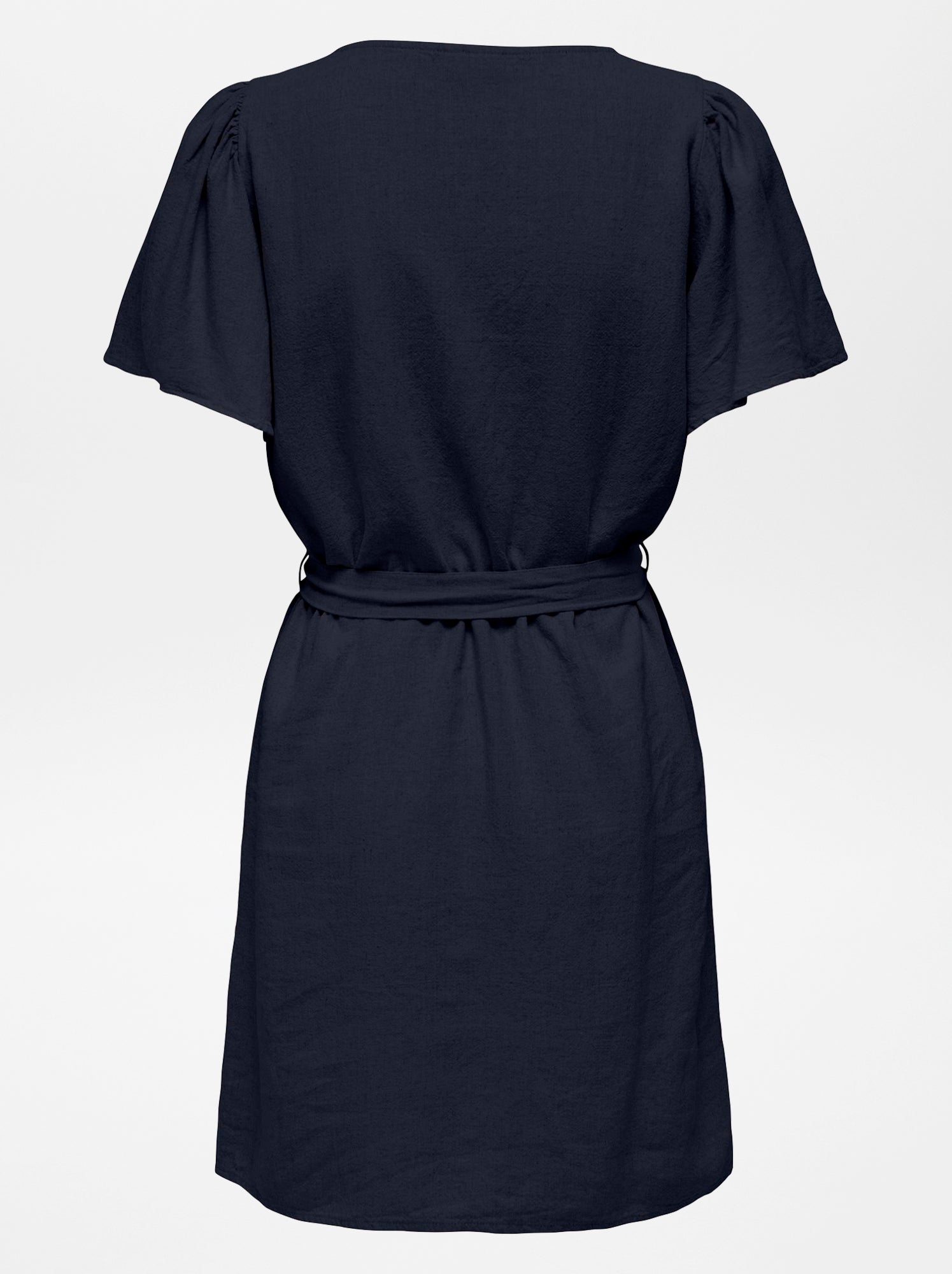 Vestito con cintura in lino 'JDY' - BLU