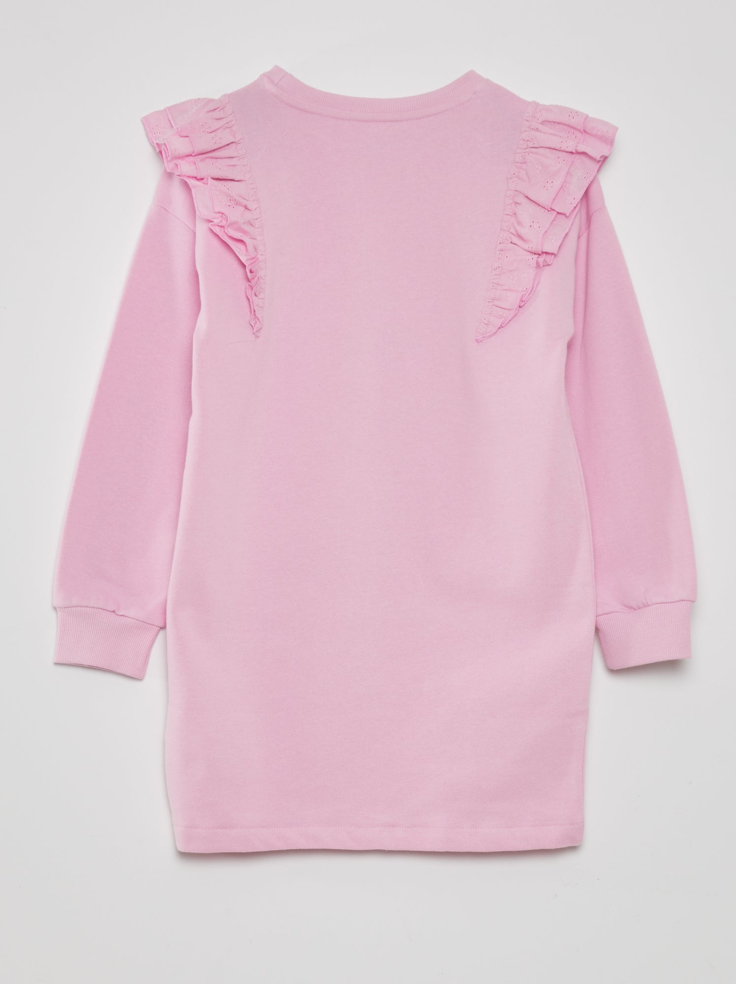 Vestito con maniche con volant 'Stitch' - ROSA