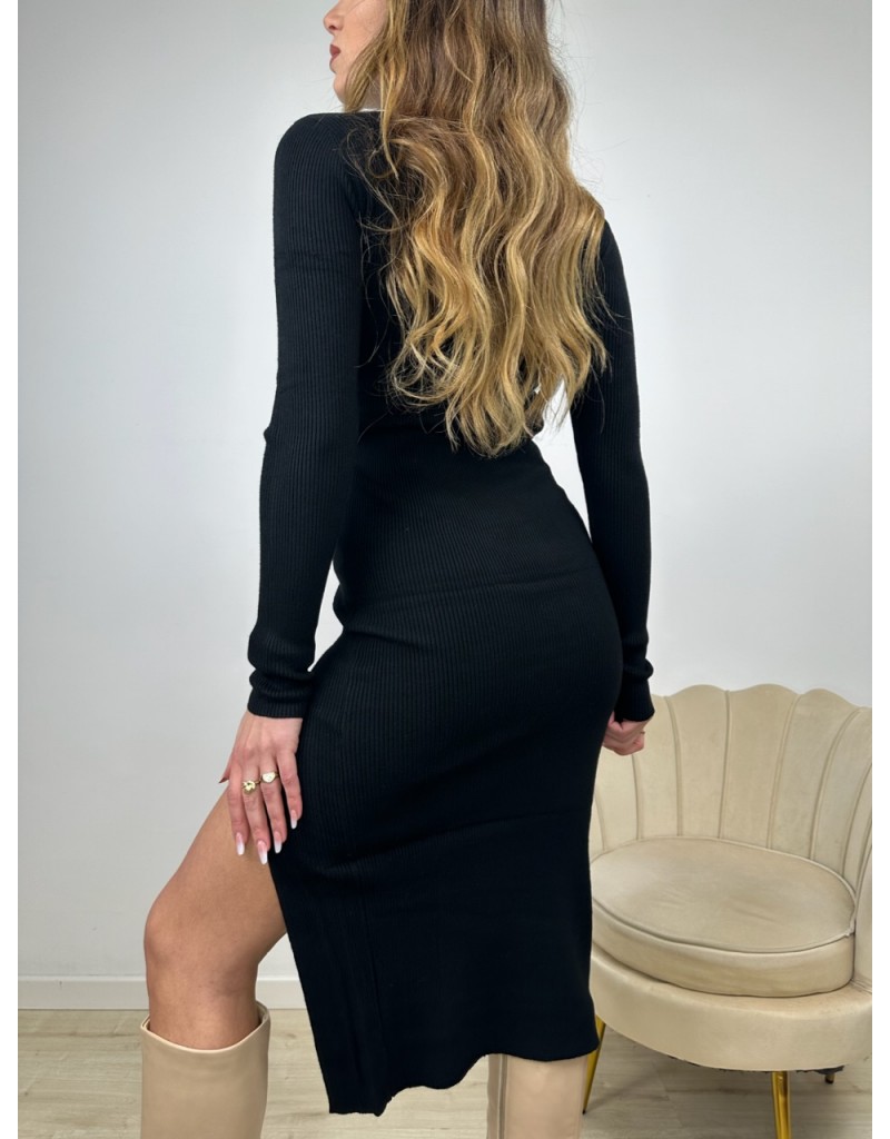 VESTITO COSTINE FORY NERO