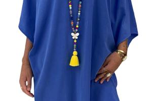VESTITO EVELINA - BLU