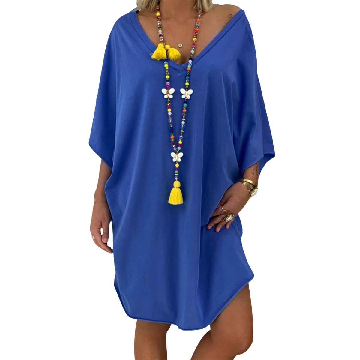 VESTITO EVELINA - BLU