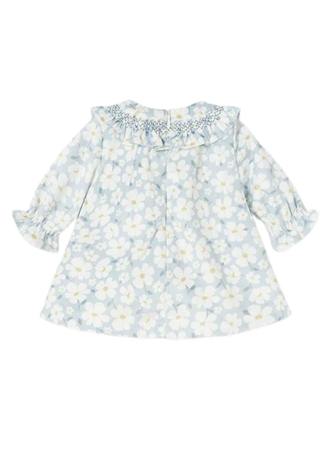 Vestito Mayoral Terciopelliccia Blu per Baby