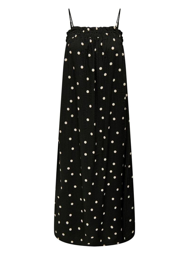 Vestito Only Mia Dots Nero per Donna