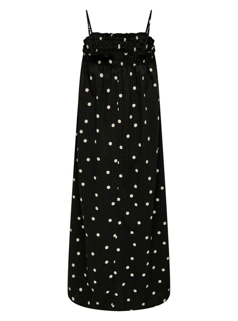 Vestito Only Mia Dots Nero per Donna