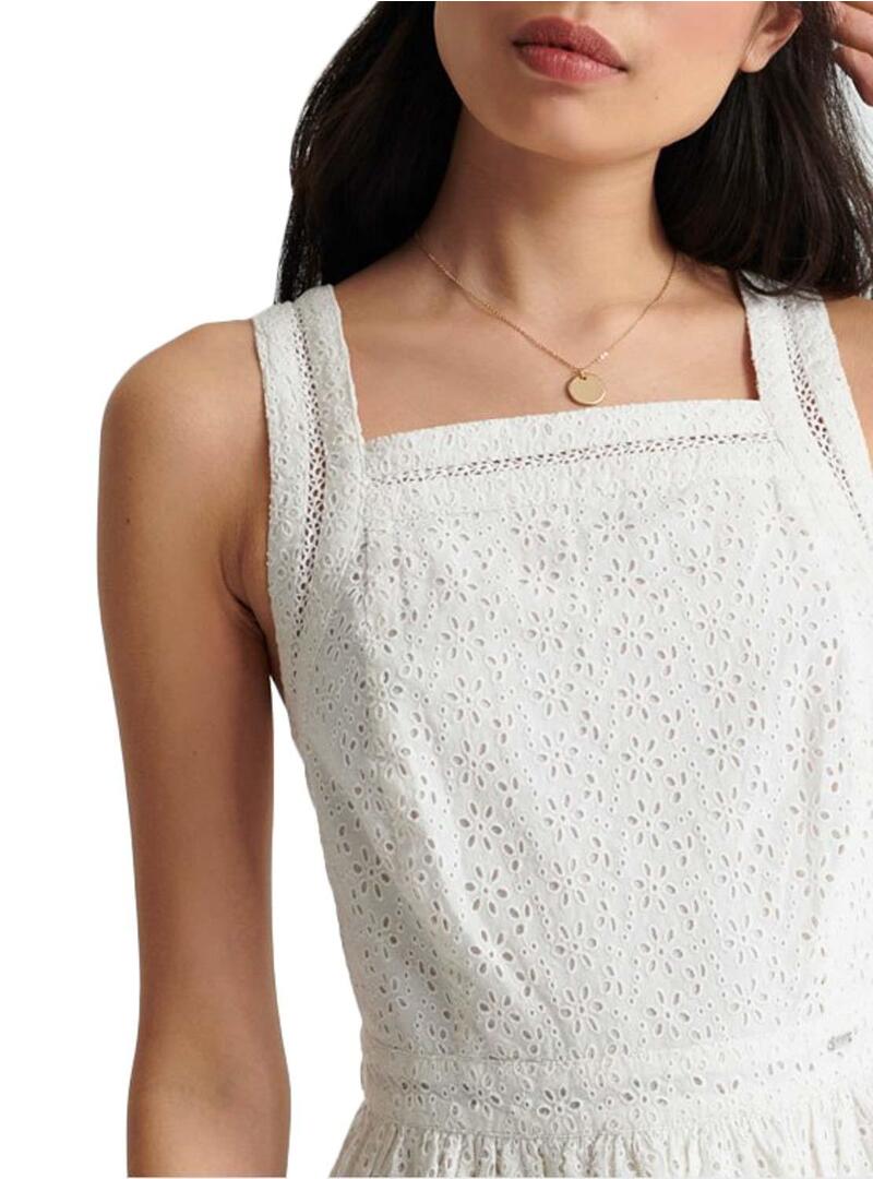 Vestito Superdry Blaire Bianco per Donna