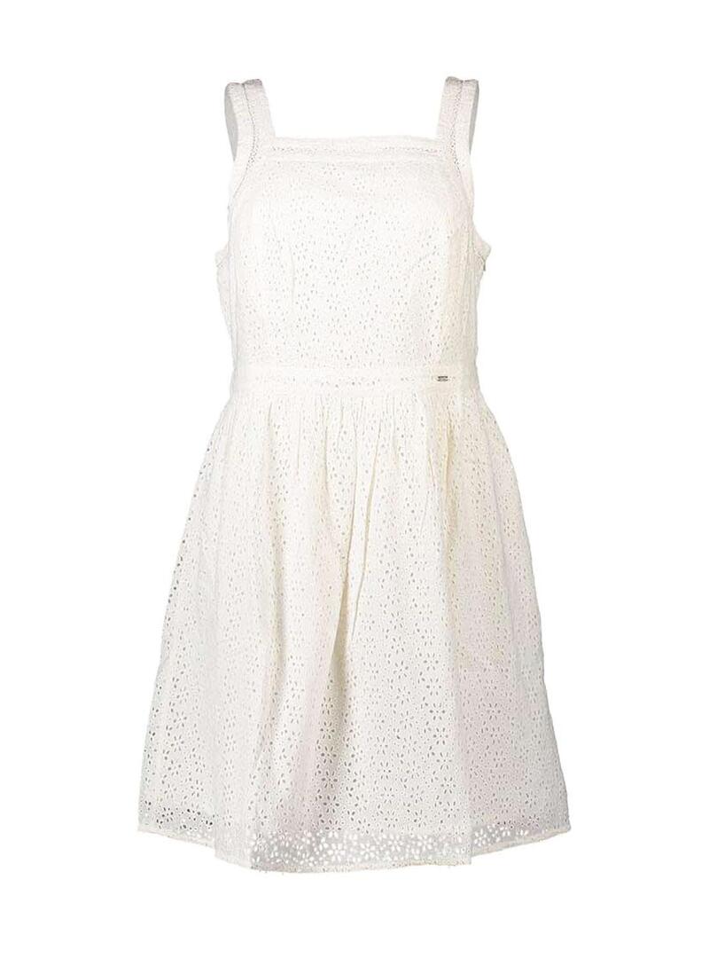 Vestito Superdry Blaire Bianco per Donna