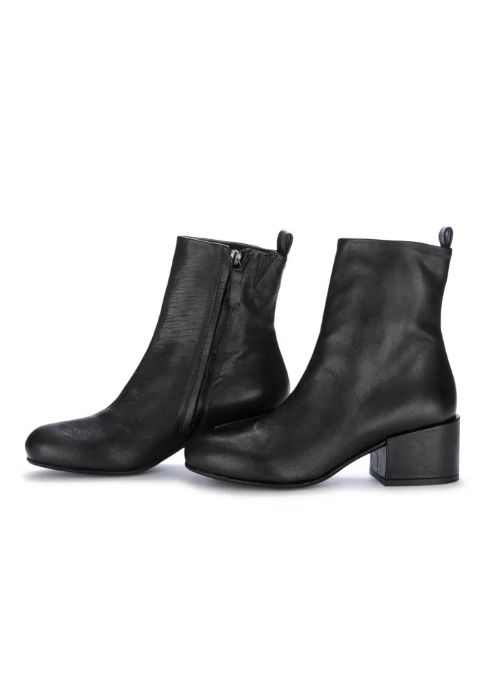 VICOLO 8 | STIVALETTI CON TACCO PELLE LAVATA NERO