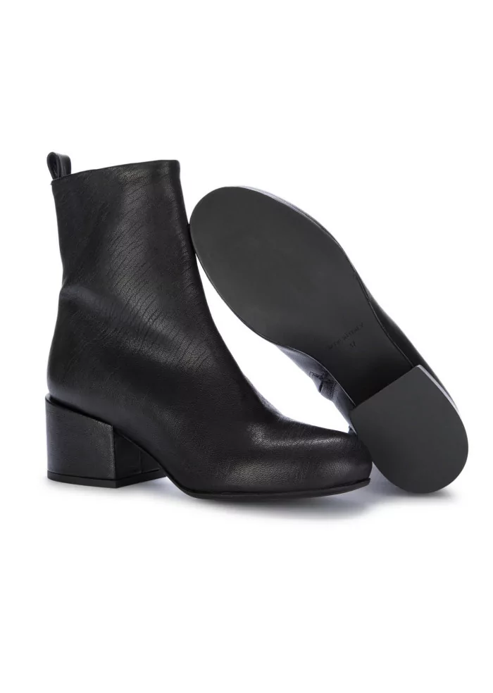 VICOLO 8 | STIVALETTI CON TACCO PELLE LAVATA NERO
