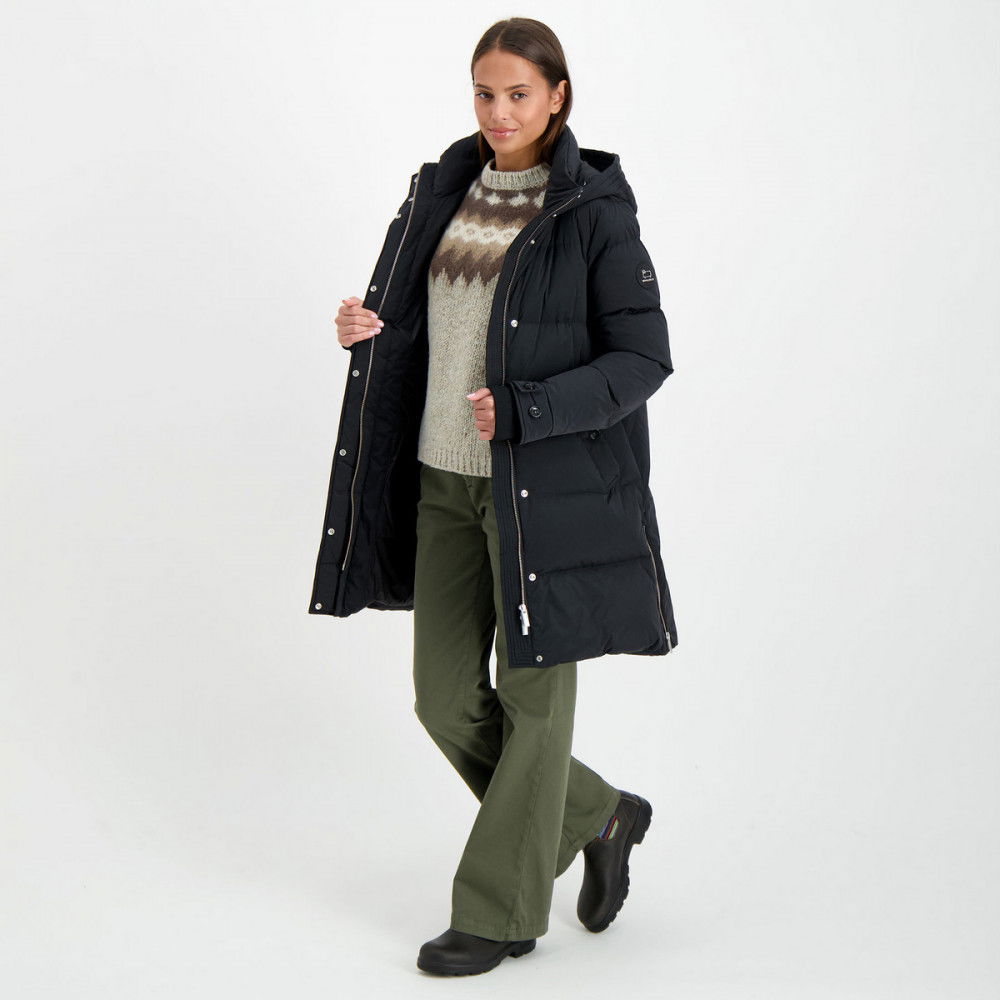 WOOLRICH PIUMINO LUNGO PUFFY ALSEA DONNA
